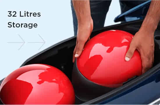 iQube Electric 32 Litre Storage