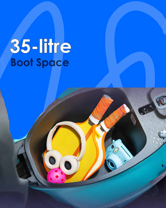 Bajaj Chetak C35 35 Litre boot