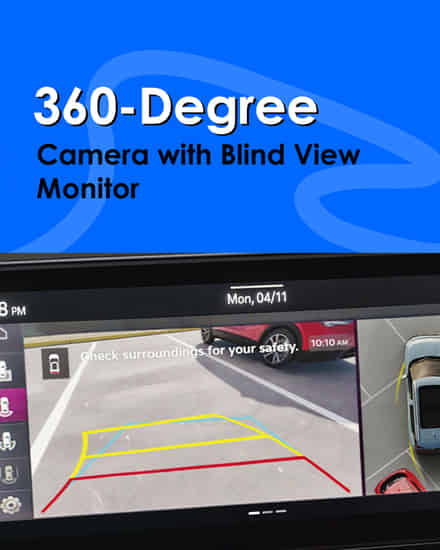 KIA Syros 360-Degree Camera with Blind View Monitor