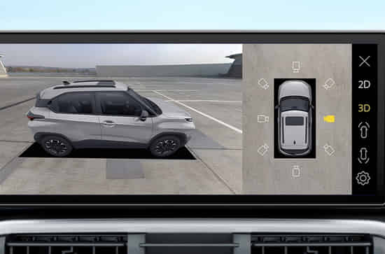 Punch 360-Degree Vision Surround View System with Blind View Monitor