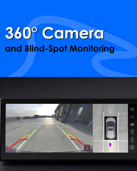 Tata Nexon iCNG 360-degree camera 