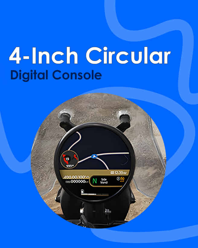 Royal Enfield Himalayan 450 4-Inch Circular Digital Console