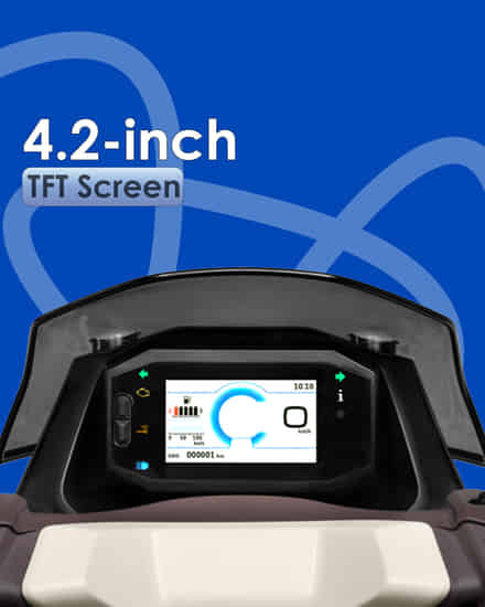 Suzuki Burgman Street 4.2-inch TFT Screen