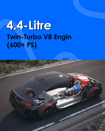 BMW M5 4.4-Litre Twin-Turbo V8 Engine (600+ PS)