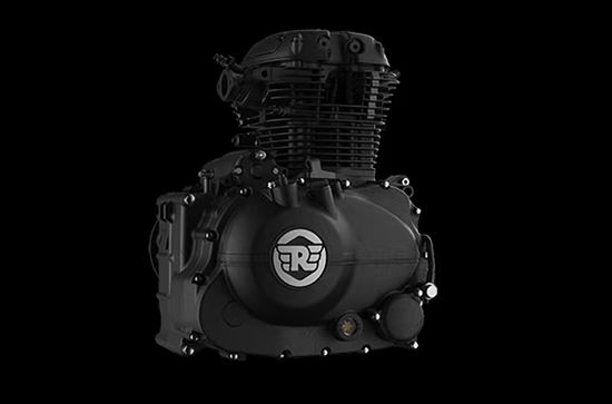 Scram 440 443 cc Air-Cooled Single-Cylinder Engine (25.4 PS, 34 Nm)