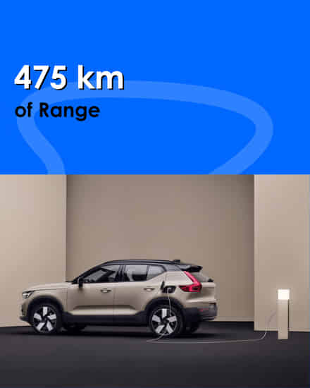 Volvo EX40 475 km of range
