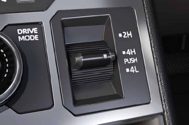Toyota Hilux 4WD with High/Low range and electronic differential lock