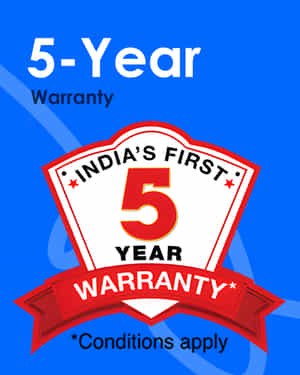Splendor Plus 5-year warranty 