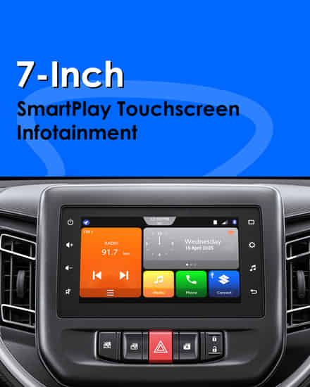 Maruti Suzuki Celerio 7-Inch SmartPlay Touchscreen Infotainment