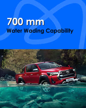 Hilux 700 mm Water Wading Capability