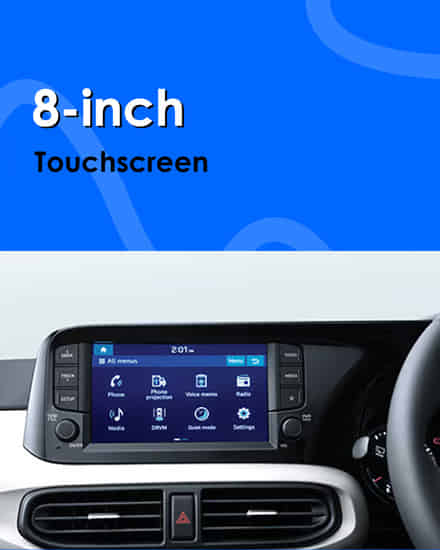 Hyundai Grand i10 Nios 8-Inch Touchscreen Infotainment System