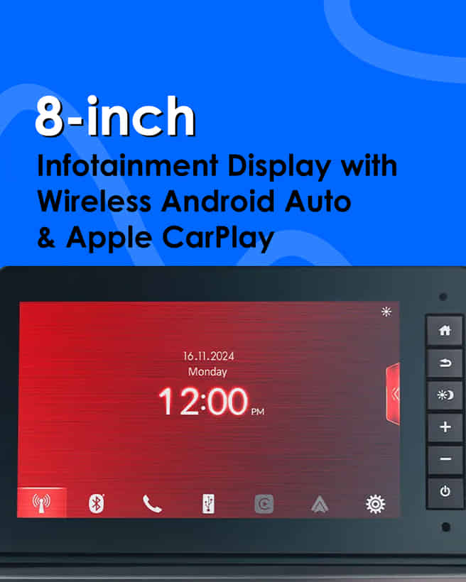 Honda Amaze 8-inch Touchscreen