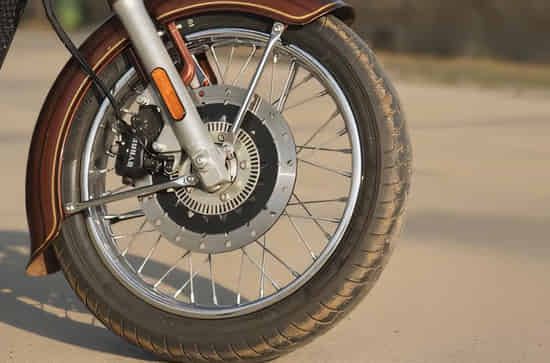 350 9-Inch Front & 17-Inch Rear Wheel Setup
