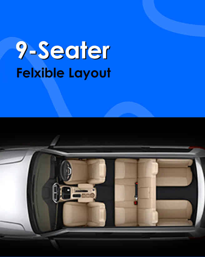 Mahindra Bolero Neo Plus 9-Seater Felxible Layout