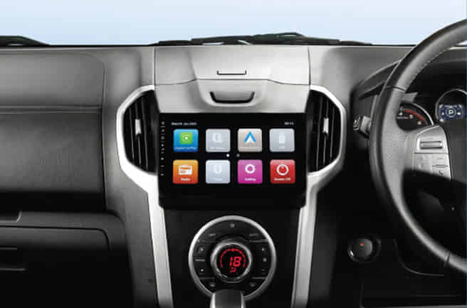 Isuzu MU-X  9-inch Infotainment screen