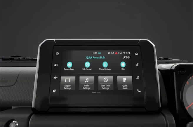 Maruti Suzuki Jimny 9 inch Touchscreen Infotainment System