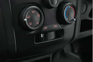D-Max AC with blower, heater, dust and pollen filter D-Max AC with blower, heater, dust and pollen filter