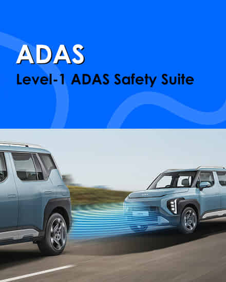 KIA Syros ADAS Level-1 Safety Suite