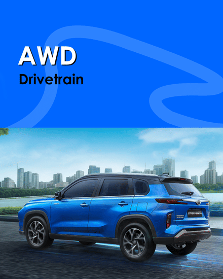 Toyota Urban Cruiser HyRyder AWD Drivetrain 