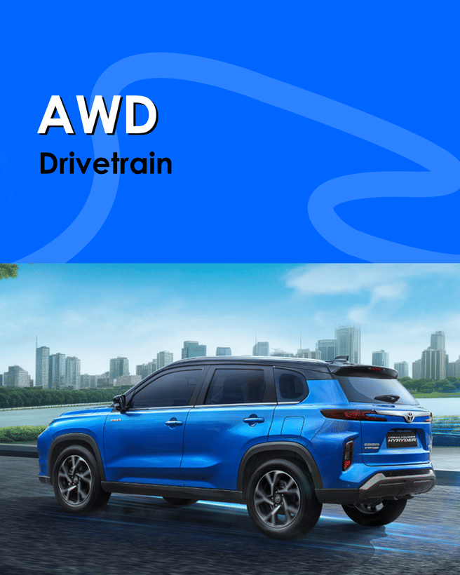 Toyota Urban Cruiser HyRyder AWD Drivetrain 