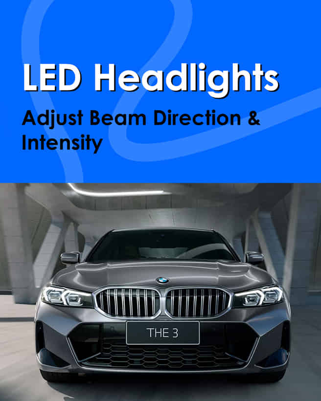 BMW 3 Series LWB Adaptive LED Headlights