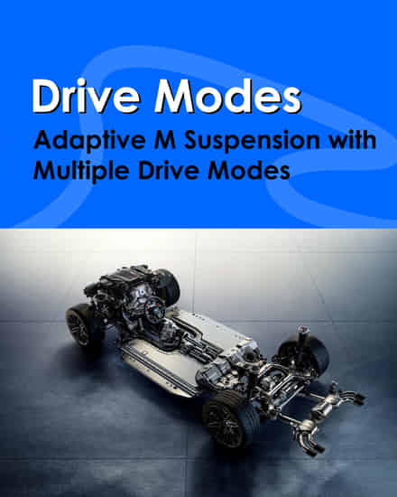 BMW M5 Adaptive M Suspension with Multiple Drive Modes