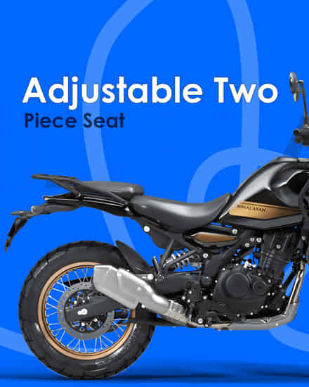 Royal Enfield Himalayan 450 Adjustable Two-Piece Seat