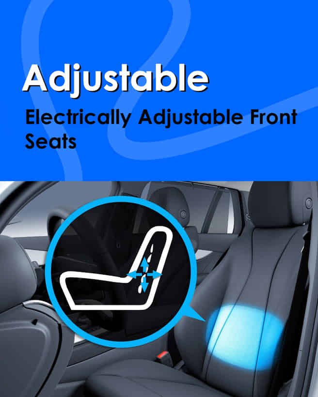 Mercedes-Benz GLA  Adjustable front seats