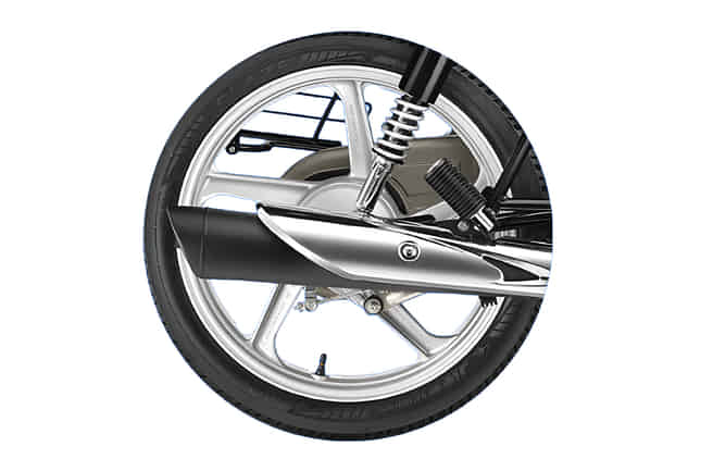 Hero Splendor Plus Adjustable rear suspension 