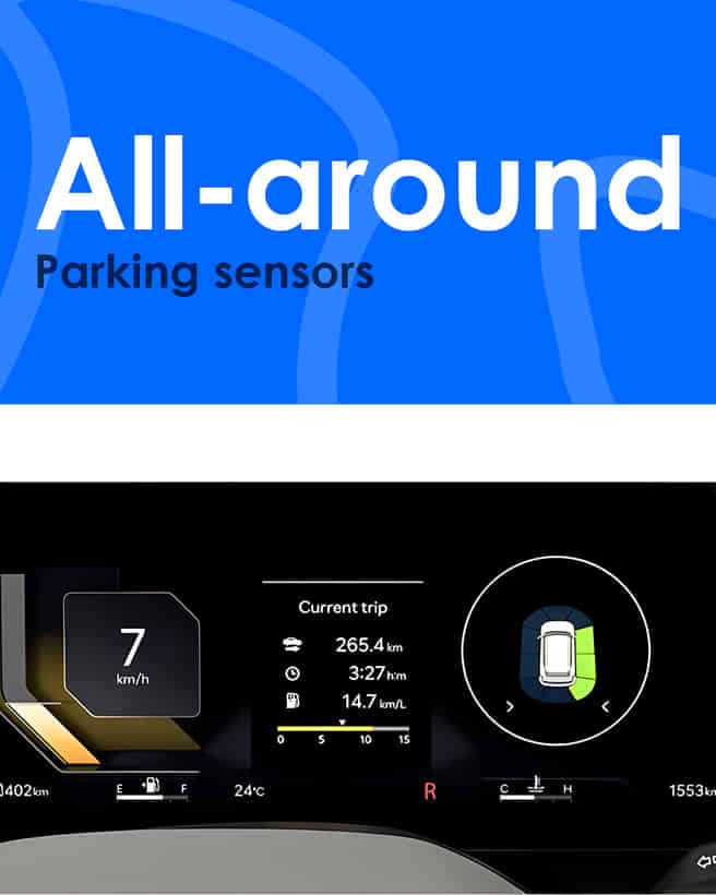 KIA Seltos All-around Parking sensors