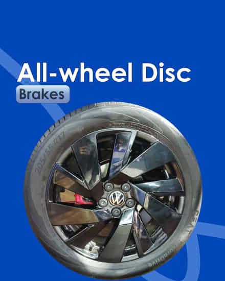 Volkswagen Taigun All-wheel Disc Brakes