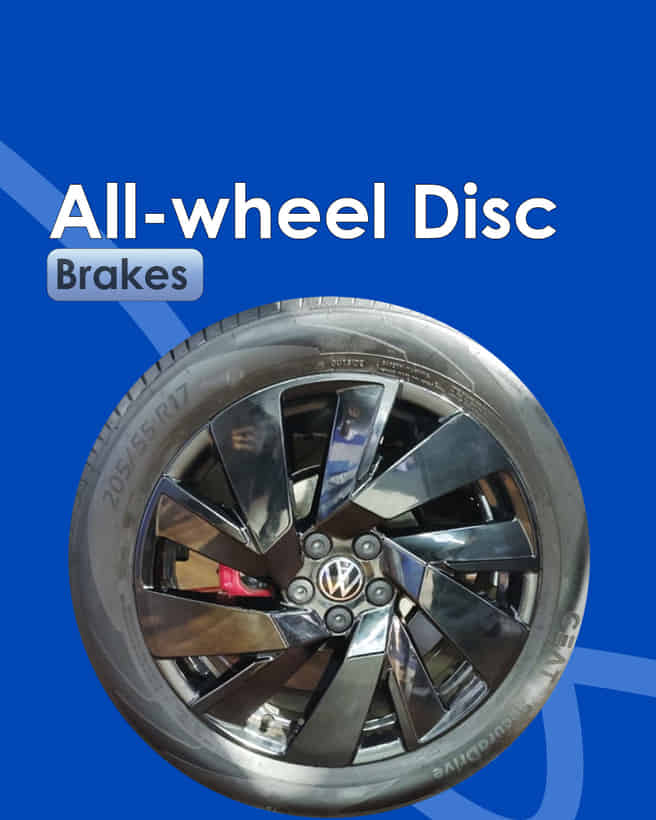 Volkswagen Taigun All-wheel Disc Brakes
