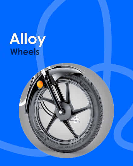 Hero HF Deluxe Alloy wheels