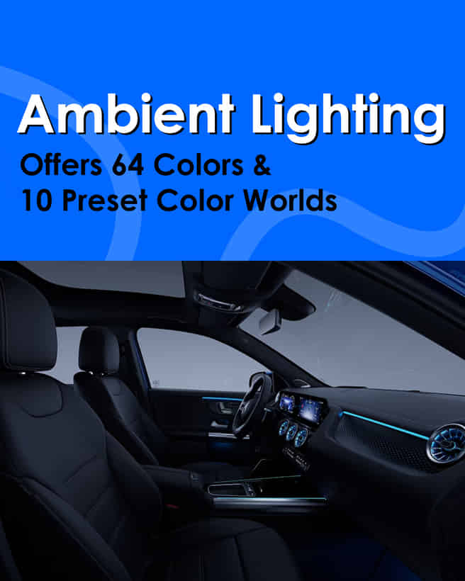 Mercedes-Benz EQA 2024-2026 Ambient lighting