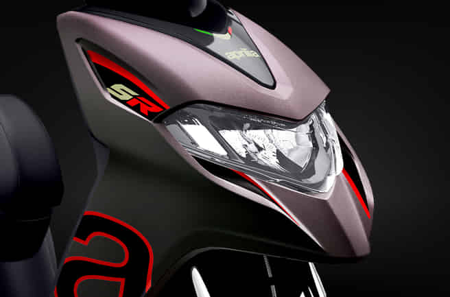 Aprilia SR 175 Apron-Mounted LED Headlight & DRLs