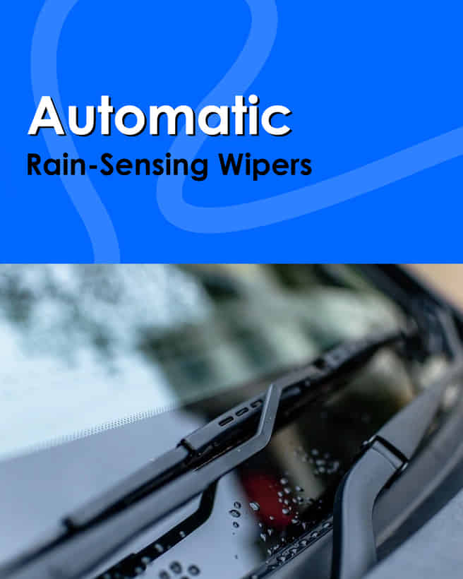 MG ZS EV Automatic Rain-Sensing Wipers