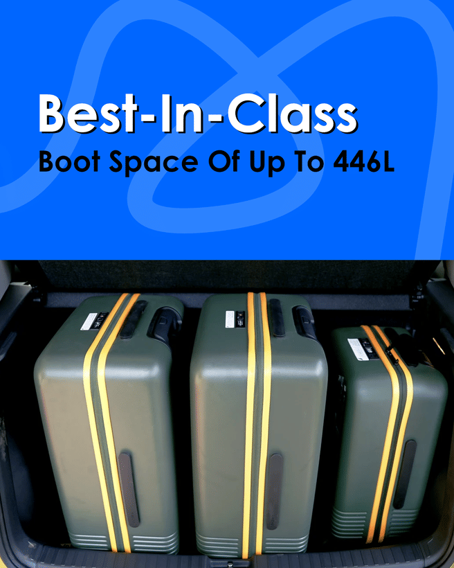 Skoda Kylaq Best-in-Class Boot Space of up to 446 litres-