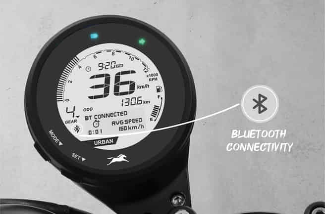TVS Ronin Bluetooth-Enabled Digital Instrument Cluster