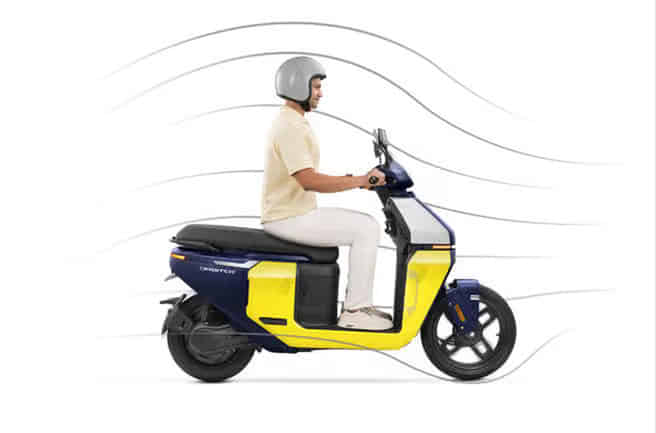 TVS Orbiter Comfort-Focused Design with 14? Front Wheel