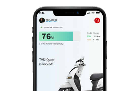 iQube Electric Connected Tech