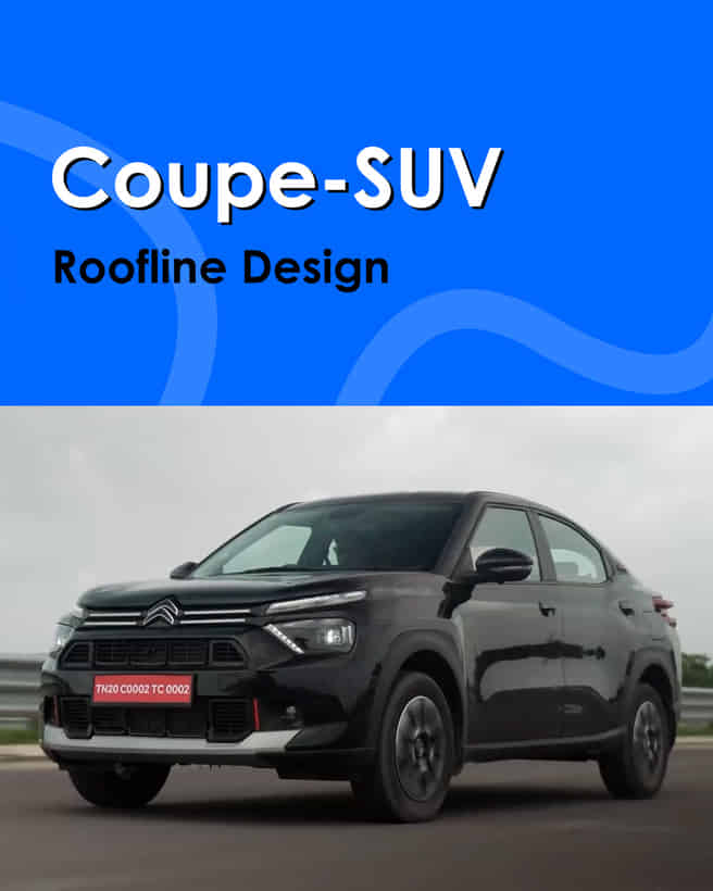 Citroen Basalt X Coupe-SUV Roofline Design