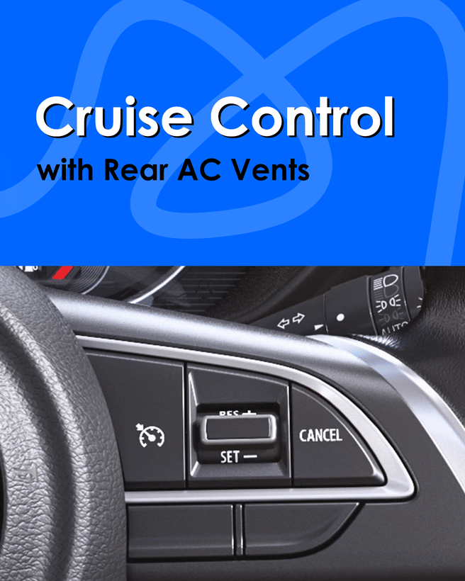 Maruti Suzuki Dzire Cruise Control with Rear AC Vents