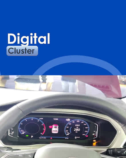 Volkswagen Taigun Digital Cluster