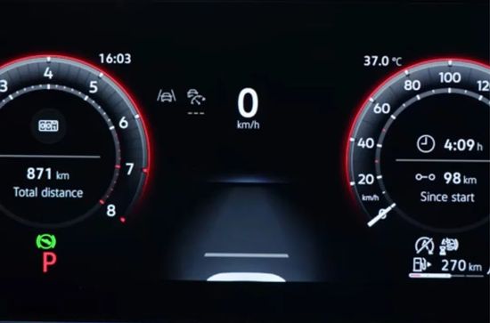 Tiguan R-Line Digital Cockpit Pro Display