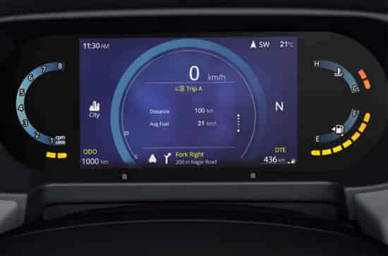 Punch CNG Digital Instrument Cluster
