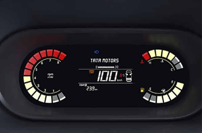 Tata Tigor CNG Digital Instrument Display-