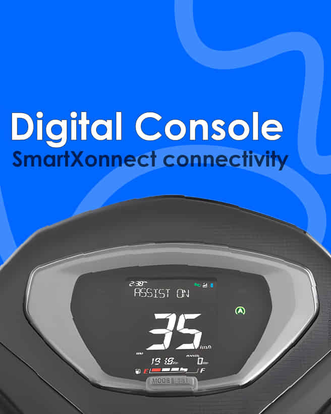 TVS Jupiter Digital console