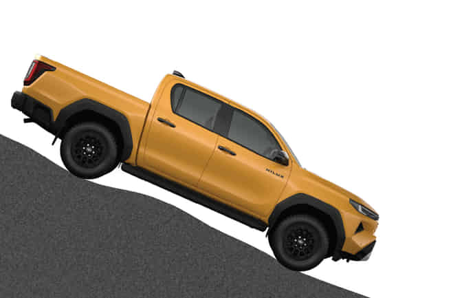 Toyota Hilux Downhill Assist Control for steep descents