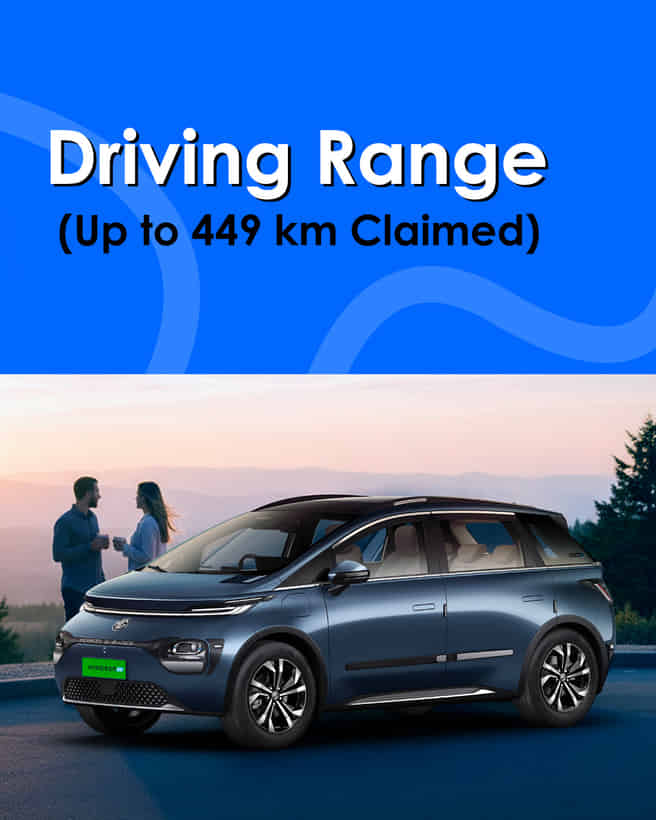 MG Windsor EV Driving Range