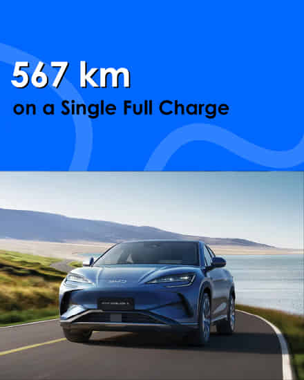 BYD Sealion 7 Driving Range of up to about 567 Km